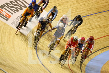 2021-10-23 - Relais France Madison women during the Tissot UCI Track Cycling World Championships 2021 on October 23, 2021 at Stab Vélodrome in Roubaix, France - TISSOT UCI TRACK CYCLING WORLD CHAMPIONSHIPS 2021 - TRACK - CYCLING