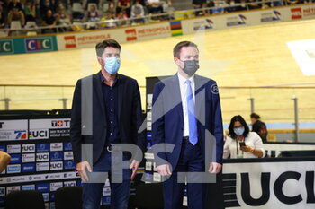 2021-10-23 - David LAPPARTIENT President UCI during the Tissot UCI Track Cycling World Championships 2021 on October 23, 2021 at Stab Vélodrome in Roubaix, France - TISSOT UCI TRACK CYCLING WORLD CHAMPIONSHIPS 2021 - TRACK - CYCLING