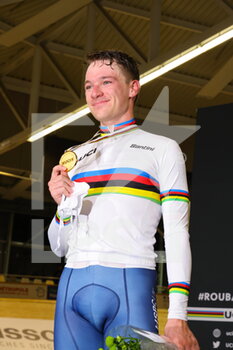 2021-10-23 - World Champion Omnium Ethan HEYTER Great-Britain during the Tissot UCI Track Cycling World Championships 2021 on October 23, 2021 at Stab Vélodrome in Roubaix, France - TISSOT UCI TRACK CYCLING WORLD CHAMPIONSHIPS 2021 - TRACK - CYCLING