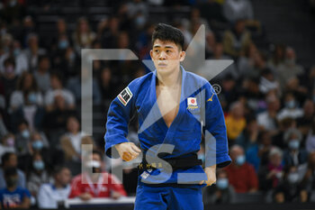 2021-10-16 - Men -73 kg, Kenshi HARADA of Japan gold medal competes during the Paris Grand Slam 2021, Judo event on October 16, 2021 at AccorHotels Arena in Paris, France - PARIS GRAND SLAM 2021, JUDO EVENT - JUDO - CONTACT