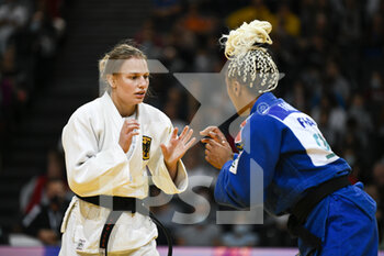 2021-10-16 - Women -57 kg, Caroline FRITZE of Germany Silver medal during the Paris Grand Slam 2021, Judo event on October 16, 2021 at AccorHotels Arena in Paris, France - PARIS GRAND SLAM 2021, JUDO EVENT - JUDO - CONTACT