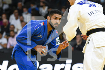 2021-10-16 - Men -66 kg, Walide KHYAR (blue) of France Bronze medal competes during the Paris Grand Slam 2021, Judo event on October 16, 2021 at AccorHotels Arena in Paris, France - PARIS GRAND SLAM 2021, JUDO EVENT - JUDO - CONTACT