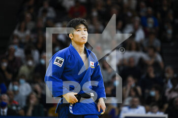 2021-10-16 - Men -66 kg, Taikoh Fujisaka of Japan Silver medal competes during the Paris Grand Slam 2021, Judo event on October 16, 2021 at AccorHotels Arena in Paris, France - PARIS GRAND SLAM 2021, JUDO EVENT - JUDO - CONTACT
