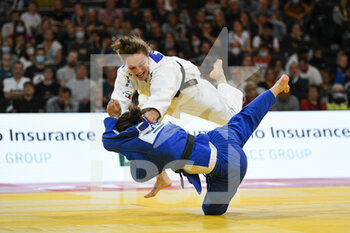 2021-10-16 - Women -57 kg, Mina LIBEER of Belgium bronze medal competes during the Paris Grand Slam 2021, Judo event on October 16, 2021 at AccorHotels Arena in Paris, France - PARIS GRAND SLAM 2021, JUDO EVENT - JUDO - CONTACT