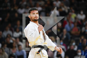 2021-10-16 - Men -73 kg, Alexandru RAICU of Moldova celebrates during the Paris Grand Slam 2021, Judo event on October 16, 2021 at AccorHotels Arena in Paris, France - PARIS GRAND SLAM 2021, JUDO EVENT - JUDO - CONTACT