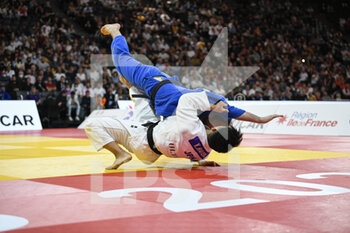 2021-10-16 - Me, -73 kg, HARADA KENSHI of Japan gold medal competes during the Paris Grand Slam 2021, Judo event on October 16, 2021 at AccorHotels Arena in Paris, France - PARIS GRAND SLAM 2021, JUDO EVENT - JUDO - CONTACT