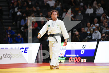 2021-10-16 - Women -63 kg, Barbara TIMO of Portugal gold medal competes during the Paris Grand Slam 2021, Judo event on October 16, 2021 at AccorHotels Arena in Paris, France - PARIS GRAND SLAM 2021, JUDO EVENT - JUDO - CONTACT