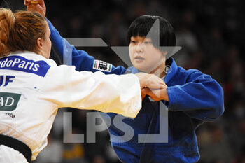 2021-10-18 - Rika Takayama (JPN) competes on women's -78kg during the Paris Grand Slam 2021, Judo event on October 17, 2021 at AccorHotels Arena in Paris, France - PARIS GRAND SLAM 2021 - JUDO - CONTACT