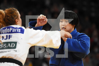 2021-10-18 - Rika Takayama (JPN) competes on women's -78kg during the Paris Grand Slam 2021, Judo event on October 17, 2021 at AccorHotels Arena in Paris, France - PARIS GRAND SLAM 2021 - JUDO - CONTACT