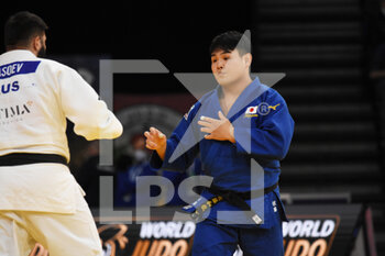 2021-10-18 - Kazuya Sato (JPN) competes on men's +100kg during the Paris Grand Slam 2021, Judo event on October 17, 2021 at AccorHotels Arena in Paris, France - PARIS GRAND SLAM 2021 - JUDO - CONTACT