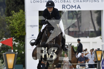 2021-09-10 - Jeanne Sandran (FRA) during the Longines Global Champions Tour, Individual Riders, Equestrian CSI 5 on September 10, 2021 at Circo Massimo in Rome - LONGINES GLOBAL CHAMPIONS TOUR AND GCL FINALS - INTERNATIONALS - EQUESTRIAN