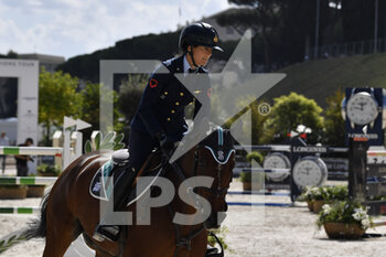 2021-09-18 - Giulia Martinengo Marquet (ITA) during the Longines Global Champions Tour, Individual Riders, Equestrian CSI5 Int. Jumping Competitition (1.55m) on September 18, 2021 at Circo Massimo in Rome. - LONGINES GLOBAL CHAMPIONS TOUR AND GCL FINALS - INTERNATIONALS - EQUESTRIAN