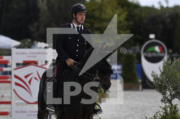 2021-09-18 - Emanuele Gaudiano (ITA) during the Longines Global Champions Tour, Individual Riders, Equestrian CSI5 Int. Jumping Competitition (1.55m) on September 18, 2021 at Circo Massimo in Rome. - LONGINES GLOBAL CHAMPIONS TOUR AND GCL FINALS - INTERNATIONALS - EQUESTRIAN