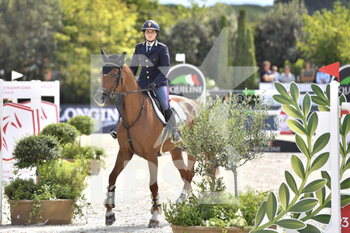 2021-09-18 - Francesca Ciriesi (ITA) during the Longines Global Champions Tour, Individual Riders, Equestrian CSI5 Int. Jumping Competitition (1.55m) on September 18, 2021 at Circo Massimo in Rome. - LONGINES GLOBAL CHAMPIONS TOUR AND GCL FINALS - INTERNATIONALS - EQUESTRIAN