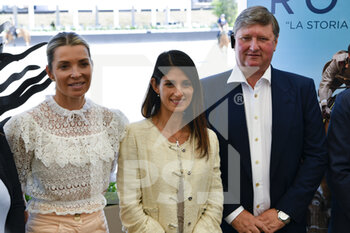 2021-09-09 - Virginia Raggi, Edwina Tops-Alexander, Jan Tops during the Longines Global Champions Tour Press Conference presentation Rome Week I and Week II at the Circo Massimo, september 9, 2021 in Rome, Italy - LONGINES GLOBAL CHAMPIONS TOUR PRESS CONFERENCE PRESENTATION - INTERNATIONALS - EQUESTRIAN
