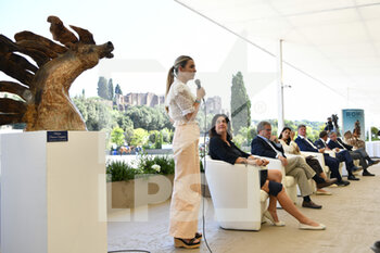 2021-09-09 - Edwina Tops-Alexander during the Longines Global Champions Tour Press Conference presentation Rome Week I and Week II at the Circo Massimo, september 9, 2021 in Rome, Italy - LONGINES GLOBAL CHAMPIONS TOUR PRESS CONFERENCE PRESENTATION - INTERNATIONALS - EQUESTRIAN
