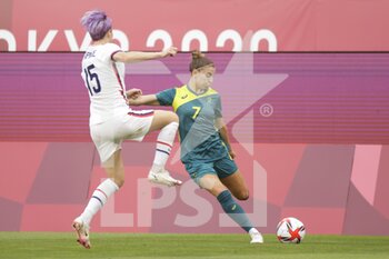 2021-07-27 - Steph CATLEY (AUS) during the Olympic Games Tokyo 2020, Football Women's First Round Group G between United States and Australia on July 27, 2021 at Ibaraki Kashima Stadium in Kashima, Japan - Photo Photo Kishimoto / DPPI - OLYMPIC GAMES TOKYO 2020, JULY 27, 2021 - OLYMPIC GAMES TOKYO 2020 - OLYMPIC GAMES