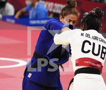 2021-07-27 - Anriquelis Barrios (VEN) competes on women's -63kg, during the Olympic Games Tokyo 2020, judo, on July 27, 2021 at Nippon Budokan, in Tokyo, Japan - Photo Yoann Cambefort / Marti Media / DPPI - OLYMPIC GAMES TOKYO 2020, JULY 27, 2021 - OLYMPIC GAMES TOKYO 2020 - OLYMPIC GAMES