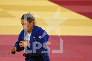 2021-07-27 - Maria Centracchio (ITA) competes on women's -63kg, during the Olympic Games Tokyo 2020, judo, on July 27, 2021 at Nippon Budokan, in Tokyo, Japan - Photo Yoann Cambefort / Marti Media / DPPI - OLYMPIC GAMES TOKYO 2020, JULY 27, 2021 - OLYMPIC GAMES TOKYO 2020 - OLYMPIC GAMES