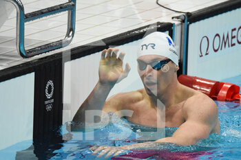 2021-07-27 - Maxime Grousset (FRA) competes on men's 100m freestyle heats during the Olympic Games Tokyo 2020, swimming, on July 27, 2021 at Tokyo aquatics center, in Tokyo, Japan - Photo Yoann Cambefort / Marti Media / DPPI - OLYMPIC GAMES TOKYO 2020, JULY 27, 2021 - OLYMPIC GAMES TOKYO 2020 - OLYMPIC GAMES