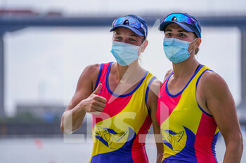 2021-07-28 - Ancuta Bodnar and Simona Radis of Romania Gold Medal during the Olympic Games Tokyo 2020, Women's Double Sculls Final A on July 28, 2021 at the Sea Forest Waterway in Tokyo, Japan - Photo Yannick Verhoeven / Orange Pictures / DPPI - OLYMPIC GAMES TOKYO 2020, JULY 28, 2021 - OLYMPIC GAMES TOKYO 2020 - OLYMPIC GAMES