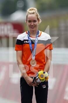 2021-07-28 - van der BREGGEN Anna (NED) 3rd Bronze Medal during the Olympic Games Tokyo 2020, Cycling Road Race Women's Individual Time Trial on July 28, 2021 at Fuji International Speedway in Oyama, Japan - Photo Photo Kishimoto / DPPI - OLYMPIC GAMES TOKYO 2020, JULY 28, 2021 - OLYMPIC GAMES TOKYO 2020 - OLYMPIC GAMES