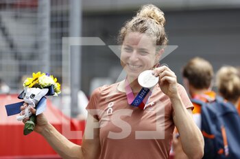 2021-07-28 - REUSSER Marien (SUI) 2nd Silver Medal during the Olympic Games Tokyo 2020, Cycling Road Race Women's Individual Time Trial on July 28, 2021 at Fuji International Speedway in Oyama, Japan - Photo Photo Kishimoto / DPPI - OLYMPIC GAMES TOKYO 2020, JULY 28, 2021 - OLYMPIC GAMES TOKYO 2020 - OLYMPIC GAMES