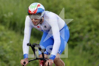2021-07-28 - GANNA Filippo (ITA) during the Olympic Games Tokyo 2020, Cycling Road Race Men's Individual Time Trial on July 28, 2021 at Fuji International Speedway in Oyama, Japan - Photo Photo Kishimoto / DPPI - OLYMPIC GAMES TOKYO 2020, JULY 28, 2021 - OLYMPIC GAMES TOKYO 2020 - OLYMPIC GAMES