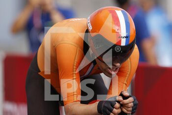 2021-07-28 - DUMOULIN Tom (NED) 2nd Silver Medal during the Olympic Games Tokyo 2020, Cycling Road Race Men's Individual Time Trial on July 28, 2021 at Fuji International Speedway in Oyama, Japan - Photo Photo Kishimoto / DPPI - OLYMPIC GAMES TOKYO 2020, JULY 28, 2021 - OLYMPIC GAMES TOKYO 2020 - OLYMPIC GAMES