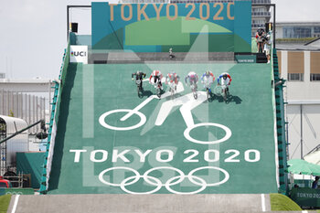 2021-07-30 - General view during the Olympic Games Tokyo 2020, Cycling BMX Racing Men's Quarterfinals on July 29, 2021 at Ariake Urban Sports Park in Tokyo, Japan - Photo Yuya Nagase / Photo Kishimoto / DPPI - OLYMPIC GAMES TOKYO 2020, JULY 29, 2021 - OLYMPIC GAMES TOKYO 2020 - OLYMPIC GAMES