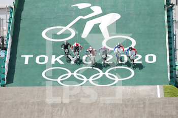 2021-07-30 - General view during the Olympic Games Tokyo 2020, Cycling BMX Racing Men's Quarterfinals on July 29, 2021 at Ariake Urban Sports Park in Tokyo, Japan - Photo Yuya Nagase / Photo Kishimoto / DPPI - OLYMPIC GAMES TOKYO 2020, JULY 29, 2021 - OLYMPIC GAMES TOKYO 2020 - OLYMPIC GAMES