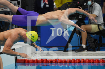 2021-07-30 - Maxime Grousset (FRA) competes on men's 100m freestyle final, during the Olympic Games Tokyo 2020, swimming, on July 29, 2021 at Tokyo aquatics center, in Tokyo, Japan - Photo Yoann Cambefort / Marti Media / DPPI - OLYMPIC GAMES TOKYO 2020, JULY 29, 2021 - OLYMPIC GAMES TOKYO 2020 - OLYMPIC GAMES