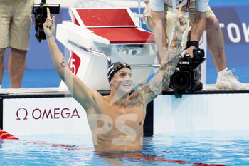 2021-07-29 - Caeleb Dressel of United States Gold Medal during the Olympic Games Tokyo 2020, men 100m Freestyle final on July 29, 2021 at Tokyo Aquatics Centre in Tokyo, Japan - Photo Giorgio Scala / Orange Pictures / DPPI - OLYMPIC GAMES TOKYO 2020, JULY 29, 2021 - OLYMPIC GAMES TOKYO 2020 - OLYMPIC GAMES