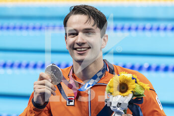 2021-07-29 - Arno Kamminga of Netherlands Silver medal during the Olympic Games Tokyo 2020, men 200m Breaststroke on July 29, 2021 at Tokyo Aquatics Centre in Tokyo, Japan - Photo Giorgio Scala / Orange Pictures / DPPI - OLYMPIC GAMES TOKYO 2020, JULY 29, 2021 - OLYMPIC GAMES TOKYO 2020 - OLYMPIC GAMES