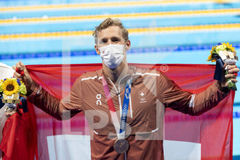 2021-07-30 - Jeremy Desplanches of Switzerland Bronze medal during the Olympic Games Tokyo 2020, men 200m Individual Medley final on July 30, 2021 at Tokyo Aquatics Centre in Tokyo, Japan - Photo Giorgio Scala / Orange Pictures / DPPI - OLYMPIC GAMES TOKYO 2020, JULY 30, 2021 - OLYMPIC GAMES TOKYO 2020 - OLYMPIC GAMES