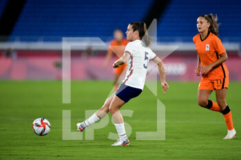 2021-07-30 - Kelley O'Hara of the United States during the Olympic Games Tokyo 2020, Football Women's Quarter Final match between Netherlands and United States on July 30, 2021 at International Stadium Yokohama in Yokohama, Japan - Photo Pablo Morano / Orange Pictures / DPPI - OLYMPIC GAMES TOKYO 2020, JULY 30, 2021 - OLYMPIC GAMES TOKYO 2020 - OLYMPIC GAMES