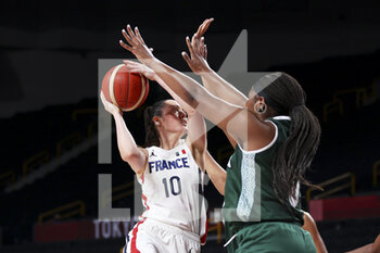 2021-07-30 - Sarah MICHEL (10) of France during the Olympic Games Tokyo 2020, France-Nigeria on July 30, 2021 at Saitama Super Arena in Tokyo, Japan - Photo Ann-Dee Lamour / CDP MEDIA / DPPI - OLYMPIC GAMES TOKYO 2020, JULY 30, 2021 - OLYMPIC GAMES TOKYO 2020 - OLYMPIC GAMES