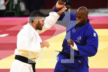 2021-07-30 - Teddy Riner (FRA) competes on men's +100kg, during the Olympic Games Tokyo 2020, Judo, on July 30, 2021 at Nippon Budokan in Tokyo, Japan - Photo Yoann Cambefort / Marti Media / DPPI - OLYMPIC GAMES TOKYO 2020, JULY 30, 2021 - OLYMPIC GAMES TOKYO 2020 - OLYMPIC GAMES