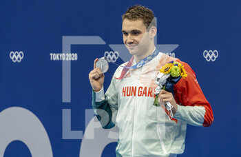 2021-07-31 - Kristof Milak of Hungary Silver Medal during the Olympic Games Tokyo 2020, men's 100m Butterfly final on July 30, 2021 at the Tokyo Aquatics Centre in Tokyo, Japan - Photo Giorgio Scala / Orange Pictures / DPPI - OLYMPIC GAMES TOKYO 2020, JULY 31, 2021 - OLYMPIC GAMES TOKYO 2020 - OLYMPIC GAMES
