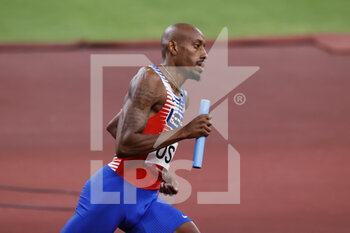 2021-07-31 - Vernon NORWOOD (USA) during the Olympic Games Tokyo 2020, Athletics 4×400m Relay Mixed Final on July 31, 2021 at Olympic Stadium in Tokyo, Japan - Photo Photo Kishimoto / DPPI - OLYMPIC GAMES TOKYO 2020, JULY 31, 2021 - OLYMPIC GAMES TOKYO 2020 - OLYMPIC GAMES