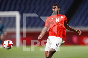 2021-07-31 - Ahmed RAYAN (EGY) during the Olympic Games Tokyo 2020, Football Men's Quarter-Final between Brazil and Egypt on July 31, 2021 at Saitama Stadium in Saitama, Japan - Photo Photo Kishimoto / DPPI - OLYMPIC GAMES TOKYO 2020, JULY 31, 2021 - OLYMPIC GAMES TOKYO 2020 - OLYMPIC GAMES