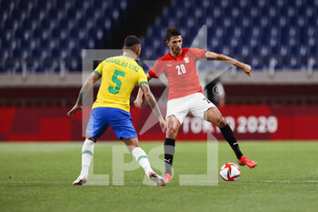 2021-07-31 - Ahmed FOTOUH (EGY) during the Olympic Games Tokyo 2020, Football Men's Quarter-Final between Brazil and Egypt on July 31, 2021 at Saitama Stadium in Saitama, Japan - Photo Photo Kishimoto / DPPI - OLYMPIC GAMES TOKYO 2020, JULY 31, 2021 - OLYMPIC GAMES TOKYO 2020 - OLYMPIC GAMES
