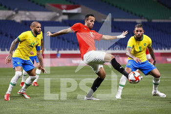 2021-07-31 - Nasser MANSY (EGY) during the Olympic Games Tokyo 2020, Football Men's Quarter-Final between Brazil and Egypt on July 31, 2021 at Saitama Stadium in Saitama, Japan - Photo Photo Kishimoto / DPPI - OLYMPIC GAMES TOKYO 2020, JULY 31, 2021 - OLYMPIC GAMES TOKYO 2020 - OLYMPIC GAMES