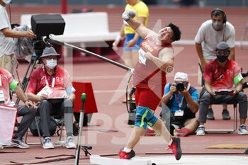 2021-08-01 - Lijiao GONG (CHN) Winner Gold Medal during the Olympic Games Tokyo 2020, Athletics Women's Shot Put Final on August 1, 2021 at Olympic Stadium in Tokyo, Japan - Photo Yuya Nagase / Photo Kishimoto / DPPI - OLYMPIC GAMES TOKYO 2020, AUGUST 1, 2021 - OLYMPIC GAMES TOKYO 2020 - OLYMPIC GAMES