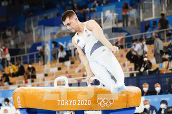 2021-08-01 - WHITLOCK Max (GBR) Winner Gold Medal during the Olympic Games Tokyo 2020, Artistic Gymnastics Men's Apparatus Pommel Horse Final on August 1, 2021 at Ariake Gymnastics Centre in Tokyo, Japan - Photo Kanami Yoshimura / Photo Kishimoto / DPPI - OLYMPIC GAMES TOKYO 2020, AUGUST 1, 2021 - OLYMPIC GAMES TOKYO 2020 - OLYMPIC GAMES