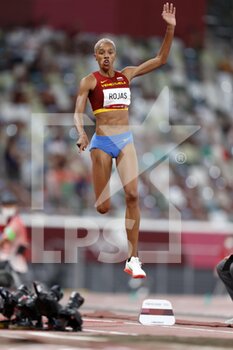 2021-08-01 - Yulimar ROJAS (VEN) Winner Gold Medal during the Olympic Games Tokyo 2020, Athletics Women's Triple Jump Final on August 1, 2021 at Olympic Stadium in Tokyo, Japan - Photo Photo Kishimoto / DPPI - OLYMPIC GAMES TOKYO 2020, AUGUST 1, 2021 - OLYMPIC GAMES TOKYO 2020 - OLYMPIC GAMES