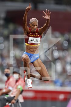 2021-08-01 - Yulimar ROJAS (VEN) Winner Gold Medal during the Olympic Games Tokyo 2020, Athletics Women's Triple Jump Final on August 1, 2021 at Olympic Stadium in Tokyo, Japan - Photo Photo Kishimoto / DPPI - OLYMPIC GAMES TOKYO 2020, AUGUST 1, 2021 - OLYMPIC GAMES TOKYO 2020 - OLYMPIC GAMES