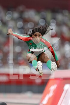2021-08-01 - Patricia MAMONA (POR) 2nd place Silver Medal during the Olympic Games Tokyo 2020, Athletics Women's Triple Jump Final on August 1, 2021 at Olympic Stadium in Tokyo, Japan - Photo Photo Kishimoto / DPPI - OLYMPIC GAMES TOKYO 2020, AUGUST 1, 2021 - OLYMPIC GAMES TOKYO 2020 - OLYMPIC GAMES