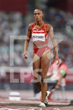 2021-08-01 - Ana PELETEIRO (ESP) 3rd place Bronze Medal during the Olympic Games Tokyo 2020, Athletics Women's Triple Jump Final on August 1, 2021 at Olympic Stadium in Tokyo, Japan - Photo Photo Kishimoto / DPPI - OLYMPIC GAMES TOKYO 2020, AUGUST 1, 2021 - OLYMPIC GAMES TOKYO 2020 - OLYMPIC GAMES