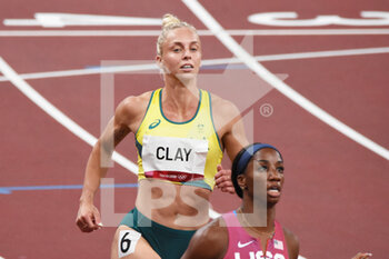 2021-08-01 - Liz Clay (AUS) competes on women's 100m hurdles semi-final, during the Olympic Games Tokyo 2020, Athletics, on August 1, 2021 at Tokyo Olympic Stadium in Tokyo, Japan - Photo Yoann Cambefort / Marti Media / DPPI - OLYMPIC GAMES TOKYO 2020, AUGUST 1, 2021 - OLYMPIC GAMES TOKYO 2020 - OLYMPIC GAMES